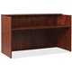 Lorell Essentials Series Cherry Reception Desk - 1" Top, 35.4" x 70.9"42.5" Desk - Finish: Cherry Laminate - Durable - For Offic