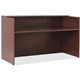 Lorell Essentials Series Mahogany Reception Desk - 1" Top, 72" x 36"42.5" Desk - Finish: Mahogany Laminate - Durable - For Offic