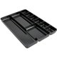 Lorell 9-compartment Drawer Tray Organizer - 9 Compartment(s) - 1.3" Height x 14" Width x 9.4" Depth - Black - 1 Each