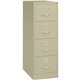 Lorell Vertical File Cabinet - 4-Drawer - 18" x 26.5" x 52" - 4 x Drawer(s) for File - Legal - Vertical - Lockable, Ball-bearing