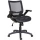 Lorell Task Chair - Mid Back - Black - Armrest - 1 Each