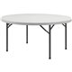 Lorell Banquet Folding Table - For - Table TopRound Top - 600 lb Capacity x 48" Table Top Diameter - 29.25" Height x 48" Width x