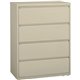 Lorell Lateral File - 4-Drawer - 42" x 18.6" x 52.5" - 4 x Drawer(s) for File - Legal, Letter, A4 - Lateral - Rust Proof, Leveli