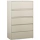 Lorell Lateral File - 5-Drawer - 36" x 18.6" x 67.7" - 5 x Drawer(s) for File - Legal, Letter, A4 - Lateral - Rust Proof, Leveli