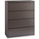 Lorell Fortress Series 42'' Lateral File - 4-Drawer - 42" x 18.6" x 52.5" - 4 x Drawer(s) for File - Letter, Legal, A4 - Lateral