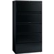 Lorell Telescoping Suspension Lateral Files - 5-Drawer - 36" x 18.6" x 67.7" - 5 x Drawer(s) for File - Letter, Legal, A4 - Late