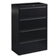 Lorell Lateral Files - 4-Drawer - 36" x 18.6" x 52.5" - 4 x Drawer(s) for File - Letter, Legal, A4 - Lateral - Ball-bearing Susp
