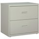 Lorell Lateral File - 2-Drawer - 30" x 18.6" x 28.1" - 2 x Drawer(s) for File - A4, Letter, Legal - Interlocking, Ball-bearing S