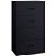 Lorell Lateral File - 4-Drawer - 30" x 18.6" x 52.5" - 4 x Drawer(s) for File - A4, Legal, Letter - Adjustable Glide, Ball-beari