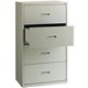 Lorell Lateral File - 4-Drawer - 30" x 18.6" x 52.5" - 4 x Drawer(s) for File - A4, Legal, Letter - Interlocking, Leveling Glide