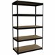 Lorell Riveted Steel Shelving - 5 Compartment(s) - 5 Shelf(ves) - 84" Height x 48" Width x 24" Depth - Heavy Duty, Rust Resistan