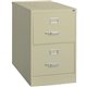 Lorell Vertical File Cabinet - 2-Drawer - 18" x 26.5" x 28.4" - 2 x Drawer(s) for File - Legal - Vertical - Lockable, Ball-beari