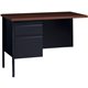 Lorell Fortress Series Left-Pedestal Return - For - Table TopRectangle Top x 42" Table Top Width x 24" Table Top Depth x 1.12" T