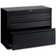 Lorell 36" Lateral File Cabinet - 3-Drawer - 36" x 18.6" x 28" - 3 x Drawer(s) for Box, File - A4, Legal, Letter - Lateral - Han