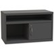 Lorell Sliding Door Lateral Credenza Sliding Door Credenza - 36" x 18.8" x 21.9" - 2 x Shelf(ves) - Sliding Door(s) - Lateral - 