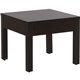 Lorell Occasional Corner Table - For - Table TopSquare Top - Square Leg Base - 24" Table Top Length x 24" Table Top Width x 1" T