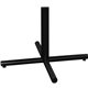 Lorell Hospitality Training Table Base - Black X-shaped Base - 27.50" Height x 36" Width x 36" Depth - Assembly Required - 1 Eac