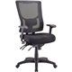 Lorell Conjure Executive High-back Mesh Back Chair - Black Seat - Black Mesh Back - High Back - 5-star Base - 1 Each