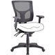 Lorell Conjure Executive Mid-back Mesh Back Chair Frame - Black - 1 Each