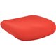 Lorell Padded Fabric Seat Cushion for Conjure Executive Mid/High-back Chair Frame - Red - Fabric - 1 Each