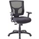 Lorell Conjure Swivel/Tilt Task Chair - Fabric Seat - Mid Back - Black - 1 Each