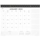At-A-Glance Elevation Monthly Desk Pad Calendar - Rectangular - Paper - Multi