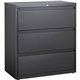 Lorell Hanging File Drawer Charcoal Lateral Files - 36" x 18.8" x 40.1" - 3 x Drawer(s) for File - A4, Legal, Letter - Lateral -