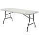 Lorell Rectangular Banquet Table - For - Table TopLight Gray Rectangle Top - Dark Gray Folding Base - 600 lb Capacity x 60" Tabl