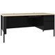 Lorell Fortress Series 66" Right Pedestal Desk - 66" x 29.5"30" , 0.8" Modesty Panel, 1.1" Top - Single Pedestal on Right Side -
