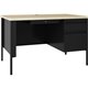 Lorell Fortress Series 48" Right Pedestal Desk - 48" x 29.5"30" , 0.8" Modesty Panel, 1.1" Top - Single Pedestal on Right Side -