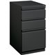 Lorell Box/Box/File Mobile Pedestal File - 15" x 19.9" x 27.8" - 3 x Drawer(s) for Box, File - Letter - Mobility, Casters, Drawe