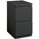 Lorell File/File Mobile Pedestal - 15" x 19.9" x 27.8" - 2 x Drawer(s) for File - Letter - Recessed Drawer, Security Lock, Ball-