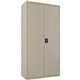 Lorell Wardrobe Cabinet - 18" x 36" x 72" - 2 x Door(s) - Locking Door - Putty - Steel - Recycled