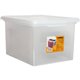Lorell Letter/Legal Plastic File Box - External Dimensions: 14.2" Width x 18" Depth x 10.8"Height - Media Size Supported: Letter