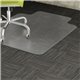 Lorell Wide Lip Low-pile Chairmat - Carpeted Floor - 53" Length x 45" Width x 0.12" Thickness - Lip Size 12" Length x 25" Width 