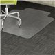 Lorell Wide Lip Low-pile Chairmat - Carpeted Floor - 60" Length x 45" Width x 0.12" Thickness - Lip Size 12" Length x 25" Width 