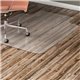 Lorell Hard Floor Wide Lip Vinyl Chairmat - Hard Floor, Wood Floor, Vinyl Floor, Tile Floor - 53" Length x 45" Width x 95 mil Th