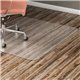 Lorell Hard Floor 60" Rectangular Chairmat - Hard Floor, Wood Floor, Vinyl Floor, Tile Floor - 60" Length x 46" Width x 95 mil T