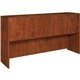 Lorell Essentials Hutch with Doors - 66.1" x 14.8" x 36" - Finish: Cherry, Laminate