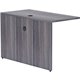 Lorell Weathered Charcoal Laminate Desking - 48" Width x 24" Depth x 29.5" Height - Polyvinyl Chloride (PVC) - Laminate, Weather