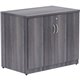 Lorell Essentials 2-door Storage Cabinet - 36" x 22.5" x 29.5" - 2 Door(s) - Finish: Weathered Charcoal, Laminate