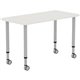 Lorell Height-adjustable 48" Rectangular Table - For - Table TopRectangle Top - Adjustable Height - 26.62" to 33.62" Adjustment 