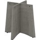 Lorell Weathered Charcoal Round Conference Table - Assembly Required - Weathered Charcoal - 1 Each