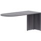 Lorell Weathered Charcoal Laminate Desking - 66" x 30"29.5" Desk, 1" Top - Finish: Weathered Charcoal Laminate