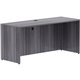 Lorell Essentials Laminate Credenza Shell - 66" x 24"29.5" Credenza Shell, 1" Top - Finish: Weathered Charcoal Laminate, Silver 
