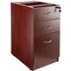 Lorell Essentials Hanging Fixed Pedestals - 15.5" x 21.9"28.5" - Box, File Drawer(s) - Single Pedestal - Finish: Mahogany, Lamin