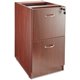 Lorell Essentials Hanging Fixed Pedestal - 2-Drawer - 15.5" x 21.9" x 28.3" - 2 x File Drawer(s) - Finish: Laminate, Mahogany