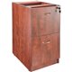 Lorell Essentials Hanging Fixed Pedestal - 2-Drawer - 15.5" x 21.9" x 28.3" - 2 x File Drawer(s) - Finish: Cherry, Laminate