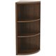 Lorell Walnut Laminate Office Suite Desking - 36" Height x 14.8" Width37.8" Length%Floor - Walnut - Laminate, Polyvinyl Chloride