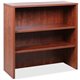 Lorell Essentials Cherry Laminate Stack-on Bookshelf - 36" x 15" x 36" - 2 x Shelf(ves) - Lockable - Cherry, Laminate - MFC, Pol